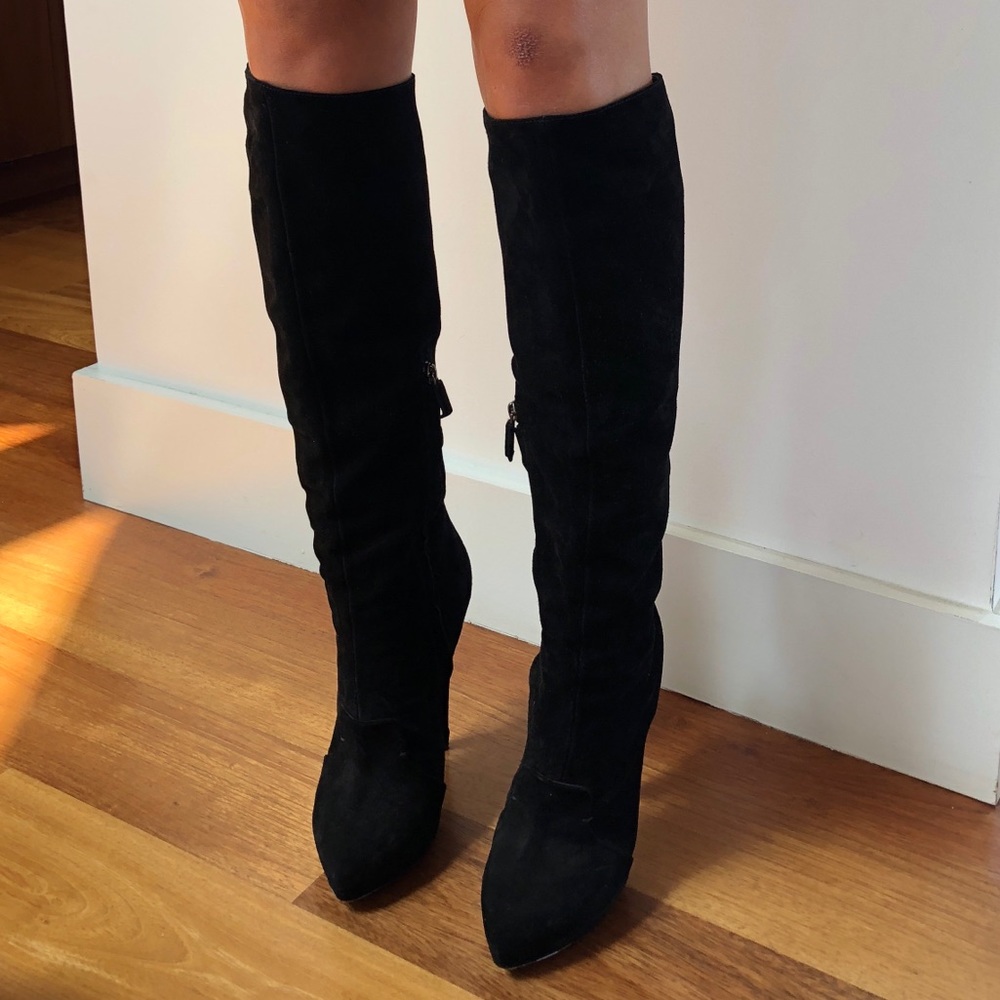 Couture Givenchy Black heeled boots